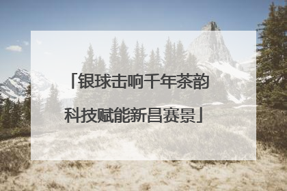 银球击响千年茶韵 科技赋能新昌赛景