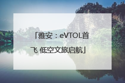 雅安：eVTOL首飞 低空文旅启航
