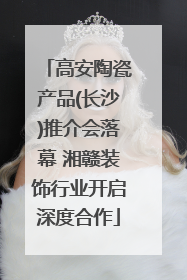 高安陶瓷产品(长沙)推介会落幕 湘赣装饰行业开启深度合作