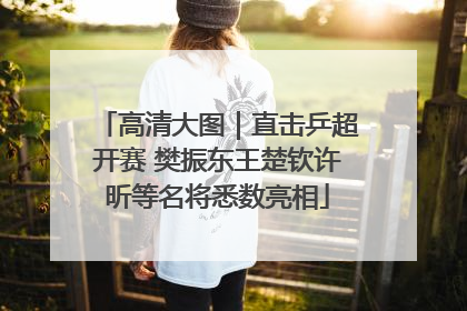 高清大图｜直击乒超开赛 樊振东王楚钦许昕等名将悉数亮相