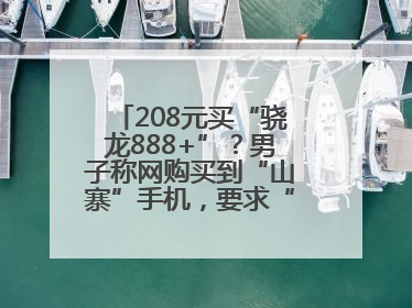 208元买“骁龙888+”？男子称网购买到“山寨”手机，要求“退一赔三”遭拒