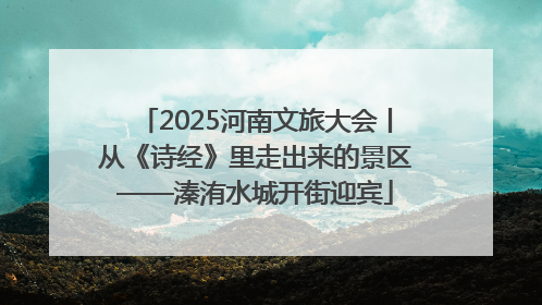 2025河南文旅大会丨从《诗经》里走出来的景区——溱洧水城开街迎宾